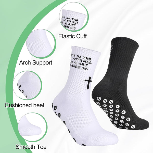 Grip & Faith Soccer Socks